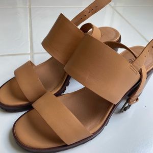 New Madewell leather sandals size 6.5
